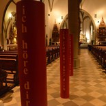 Eröffnung der Heiligen Pforte im Dom St. Nikolaus in Feldkirch.