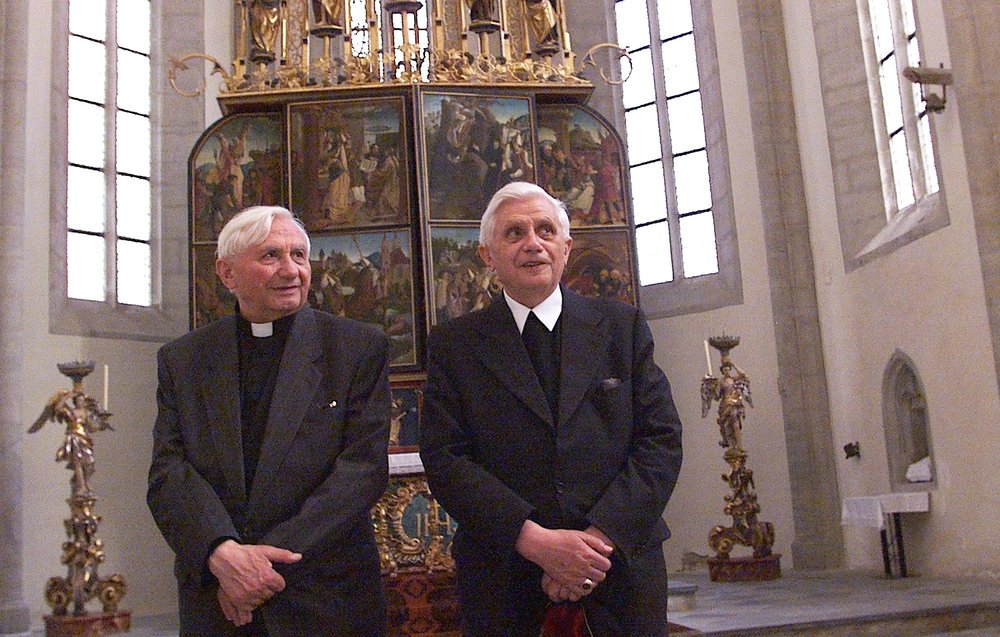 Georg und Josef Ratzinger bei Kärnten-Besuch / GERT EGGENBERGER