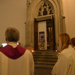 Eröffnung der Heiligen Pforte im Dom St. Nikolaus in Feldkirch.